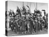 Wahgi Natives of the Central Highlands Wearing Elaborate Decorations During "Sing Sing" Celebration-Eliot Elisofon-Stretched Canvas