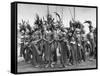 Wahgi Natives of the Central Highlands Wearing Elaborate Decorations During "Sing Sing" Celebration-Eliot Elisofon-Framed Stretched Canvas