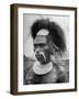 Wahgi Natives of the Central Highlands Wearing Elaborate Decorations During "Sing Sing" Celebration-Eliot Elisofon-Framed Photographic Print