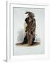 Wahk-Ta-Ge-Li, a Sioux Warrior, Plate 8 from Volume 2 of "Travels in the Interior of North America"-Karl Bodmer-Framed Giclee Print