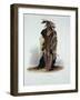 Wahk-Ta-Ge-Li, a Sioux Warrior, Plate 8 from Volume 2 of "Travels in the Interior of North America"-Karl Bodmer-Framed Giclee Print