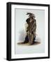 Wahk-Ta-Ge-Li, a Sioux Warrior, Plate 8 from Volume 2 of "Travels in the Interior of North America"-Karl Bodmer-Framed Giclee Print