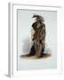 Wahk-Ta-Ge-Li, a Sioux Warrior, Plate 8 from Volume 2 of "Travels in the Interior of North America"-Karl Bodmer-Framed Giclee Print