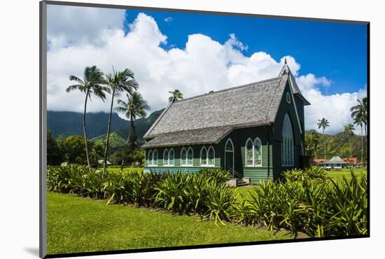 Wai'Oli Hui'Ia Church in Hanalai on the Island of Kauai, Hawaii, United States of America, Pacific-Michael Runkel-Mounted Photographic Print