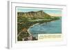 Waikiki and Diamond Head, Hawaii-null-Framed Art Print