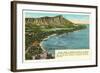 Waikiki and Diamond Head, Hawaii-null-Framed Art Print