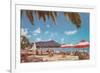 Waikiki Beach and Diamond Head, Hawaii-null-Framed Premium Giclee Print