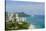 Waikiki Beach and Diamond Head, Waikiki, Honolulu, Oahu, Hawaii, United States of America, Pacific-Michael DeFreitas-Stretched Canvas