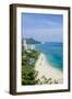 Waikiki Beach and Diamond Head, Waikiki, Honolulu, Oahu, Hawaii, United States of America, Pacific-Michael DeFreitas-Framed Premium Photographic Print