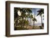 Waikiki Beach Clock, Honolulu, O'ahu, Hawaii (photo)-null-Framed Photographic Print