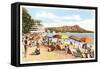 Waikiki Beach, Hawaii-null-Framed Stretched Canvas