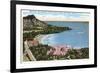 Waikiki Beach, Honolulu, Hawaii-null-Framed Art Print