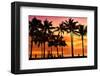 Waikiki Beach, Honolulu, Island of Oahu, Hawaii, USA-null-Framed Premium Giclee Print