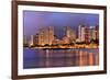 Waikiki Beach, Honolulu, Island of Oahu, Hawaii, USA-null-Framed Art Print