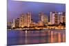 Waikiki Beach, Honolulu, Island of Oahu, Hawaii, USA-null-Mounted Art Print