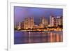 Waikiki Beach, Honolulu, Island of Oahu, Hawaii, USA-null-Framed Art Print