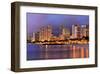 Waikiki Beach, Honolulu, Island of Oahu, Hawaii, USA-null-Framed Art Print