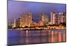 Waikiki Beach, Honolulu, Island of Oahu, Hawaii, USA-null-Mounted Art Print