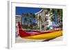 Waikiki Beach, Honolulu, Oahu, Hawaii, United States of America, Pacific-Rolf Richardson-Framed Photographic Print