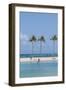 Waikiki Beach, Waikiki, Honolulu, Oahu, Hawaii, United States of America, Pacific-Michael DeFreitas-Framed Photographic Print