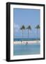 Waikiki Beach, Waikiki, Honolulu, Oahu, Hawaii, United States of America, Pacific-Michael DeFreitas-Framed Photographic Print