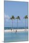 Waikiki Beach, Waikiki, Honolulu, Oahu, Hawaii, United States of America, Pacific-Michael DeFreitas-Mounted Photographic Print