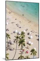 Waikiki Beach, Waikiki, Honolulu, Oahu, Hawaii, United States of America, Pacific-Michael DeFreitas-Mounted Photographic Print