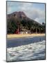 Waikiki Beach with Diamond Head, Honolulu, Oahu, Hawaii-Catherine Gehm-Mounted Photographic Print