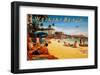 Waikiki Beach-Kerne Erickson-Framed Art Print