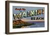 Waikiki Beach-null-Framed Giclee Print