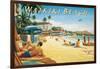 Waikiki Beach-Kerne Erickson-Framed Art Print