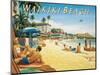 Waikiki Beach-Kerne Erickson-Mounted Art Print