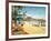 Waikiki Beach-Kerne Erickson-Framed Art Print