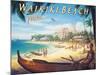 Waikiki Beach-Kerne Erickson-Mounted Art Print