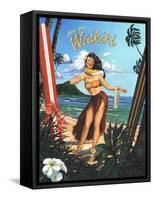 Waikiki Girl-Scott Westmoreland-Framed Stretched Canvas