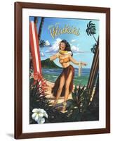 Waikiki Girl-Scott Westmoreland-Framed Art Print