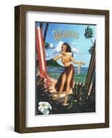 Waikiki Girl-Scott Westmoreland-Framed Art Print