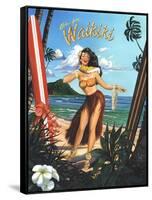 Waikiki Girl-Scott Westmoreland-Framed Stretched Canvas