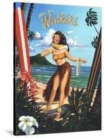 Waikiki Girl-Scott Westmoreland-Stretched Canvas