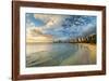 Waikiki Queens Sunset-Cameron Brooks-Framed Photographic Print