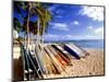 Waikiki Surfboards, Honolulu, Oahu, Hawaii-George Oze-Mounted Photographic Print