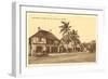 Waikiki Tavern, Honolulu, Hawaii-null-Framed Art Print