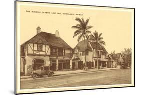 Waikiki Tavern, Honolulu, Hawaii-null-Mounted Art Print
