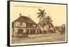 Waikiki Tavern, Honolulu, Hawaii-null-Framed Stretched Canvas