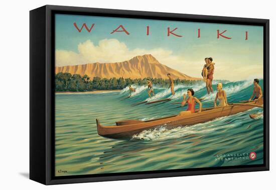 Waikiki-Kerne Erickson-Framed Stretched Canvas