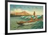 Waikiki-Kerne Erickson-Framed Premium Giclee Print