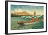 Waikiki-Kerne Erickson-Framed Art Print