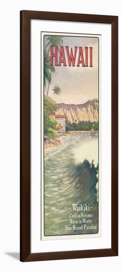 Waikiki-null-Framed Art Print