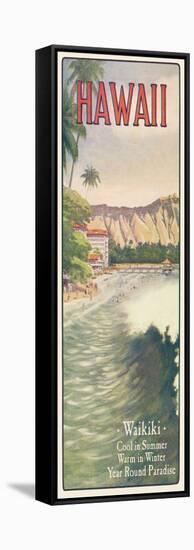 Waikiki-null-Framed Stretched Canvas