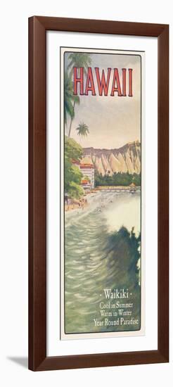 Waikiki-null-Framed Art Print